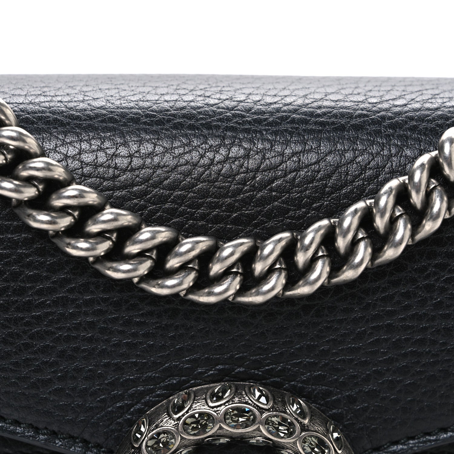 Gucci Calfskin Mini Dionysus Shoulder Bag Black