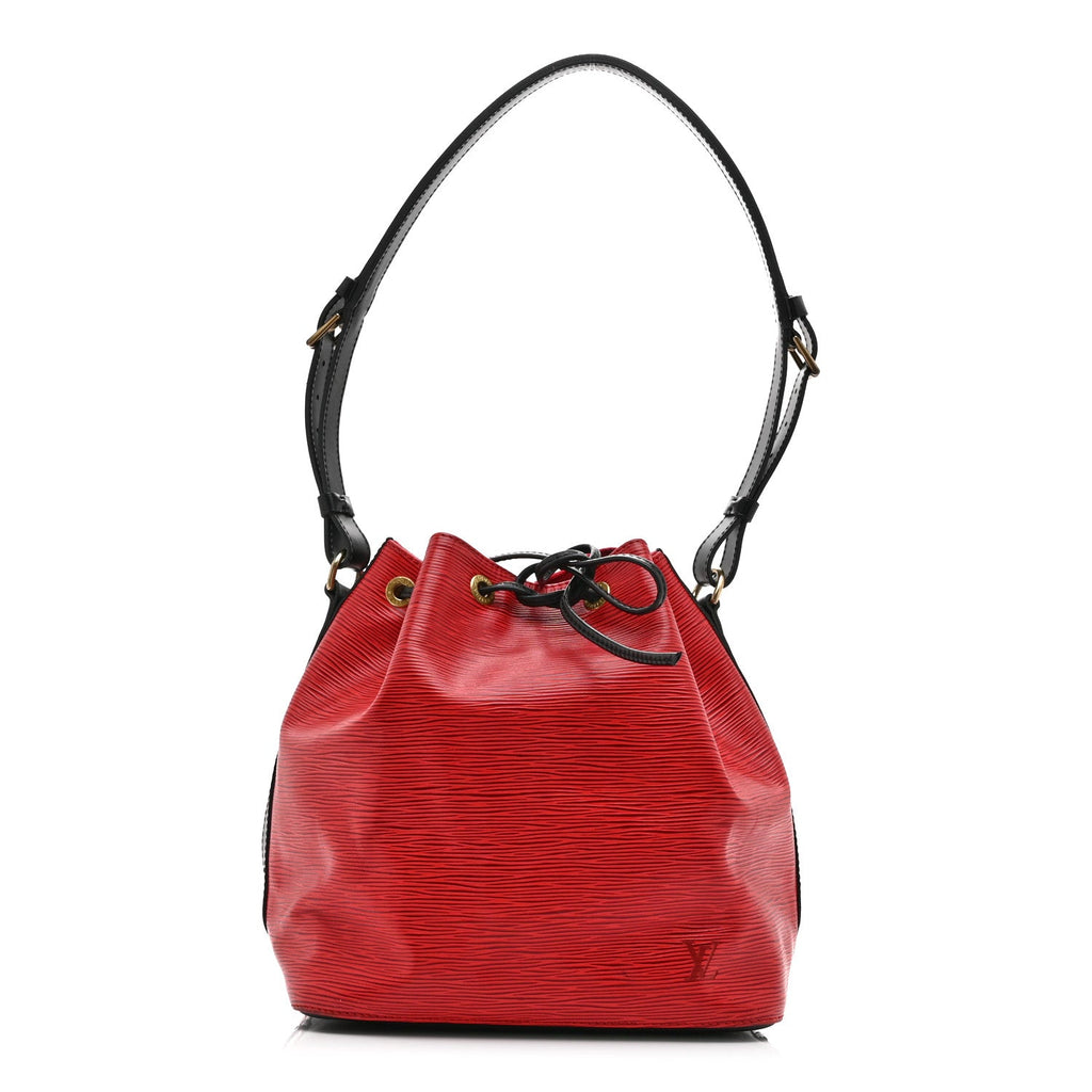 Louis Vuitton Epi Petit Noe Red Black