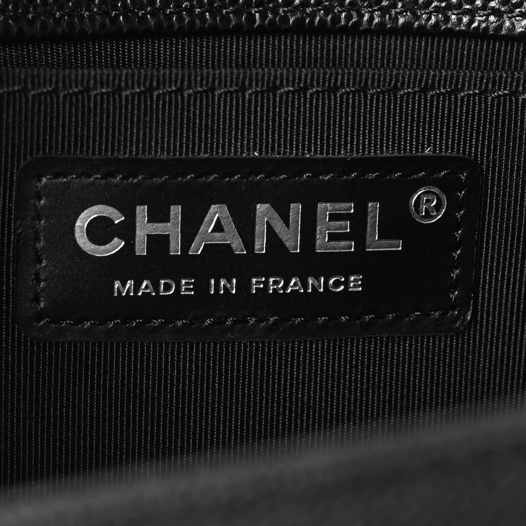 Chanel Caviar Quilted Medium Boy Flap Black