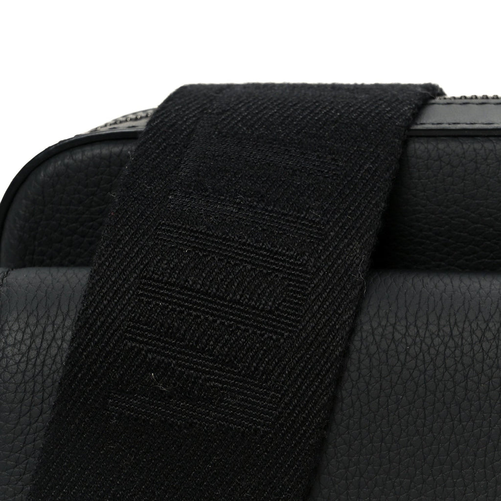 Louis Vuitton Calfskin Aerogram Fastline Messenger Black
