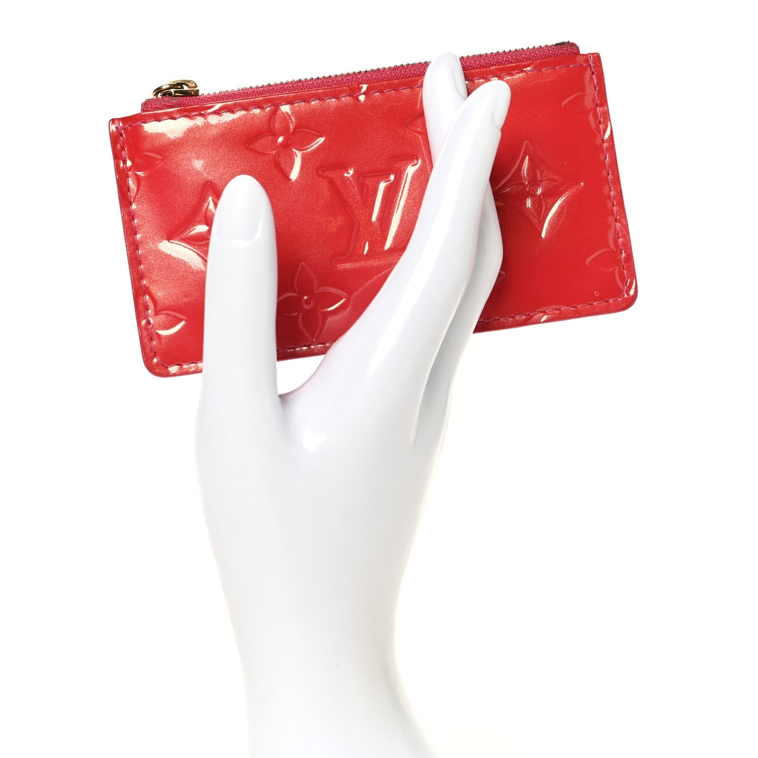 Louis Vuitton Vernis Key Pouch Framboise