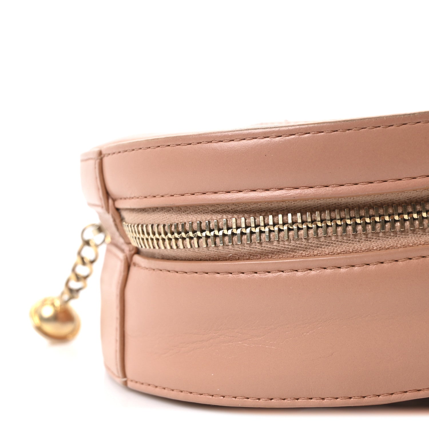 Chanel Calfskin Round As Earth Evening Bag Beige