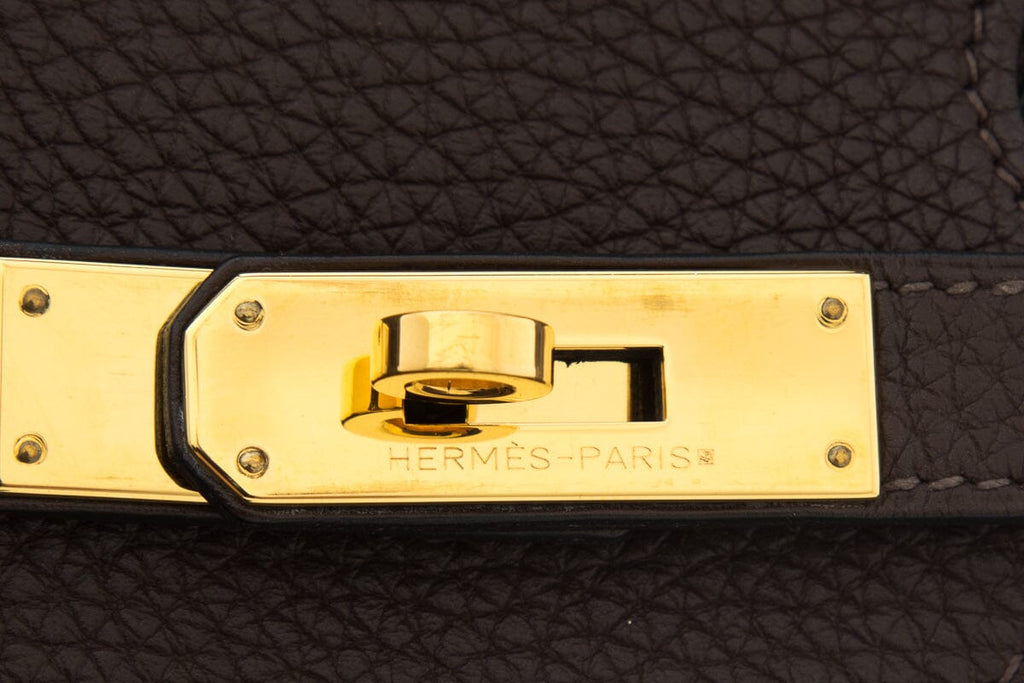 Hermès Chocolate 35 CM Birkin Handbag
