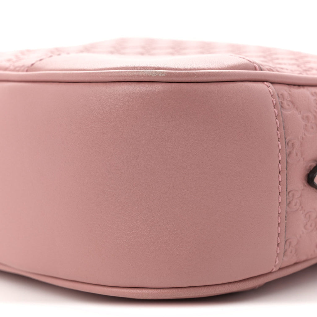 Gucci Soft Microguccissima Mini Bree Messenger Bag Soft Pink