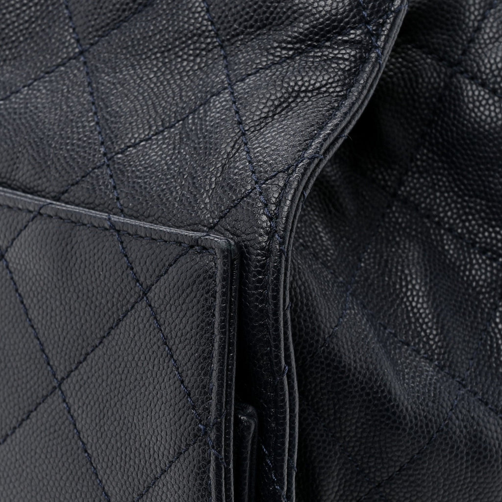 Chanel Caviar Quilted Medium Chanel 25 Handbag Dark Navy
