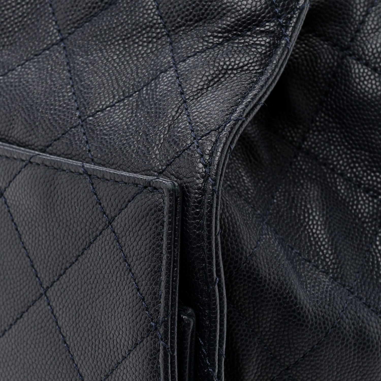 Chanel Caviar Quilted Medium Chanel 25 Handbag Dark Navy