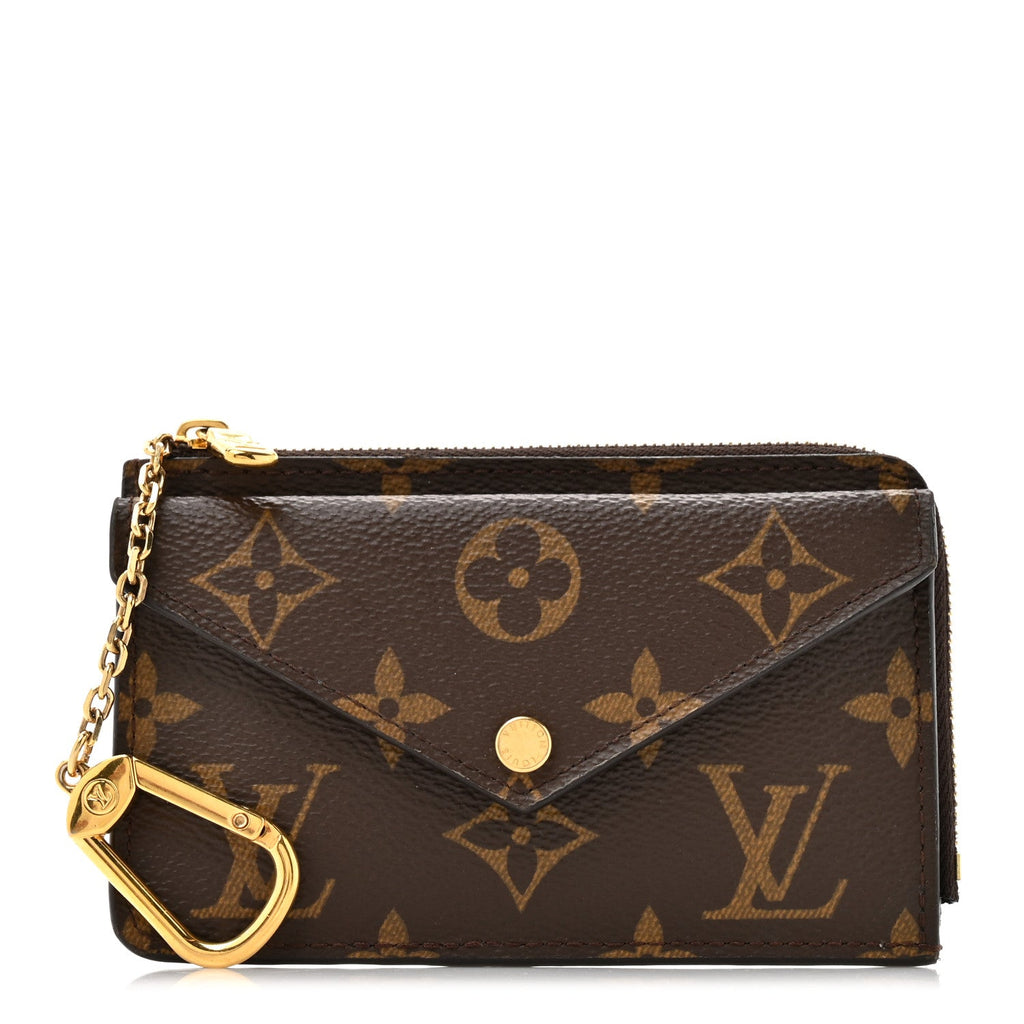 Louis Vuitton Monogram Recto Verso Card Holder Black
