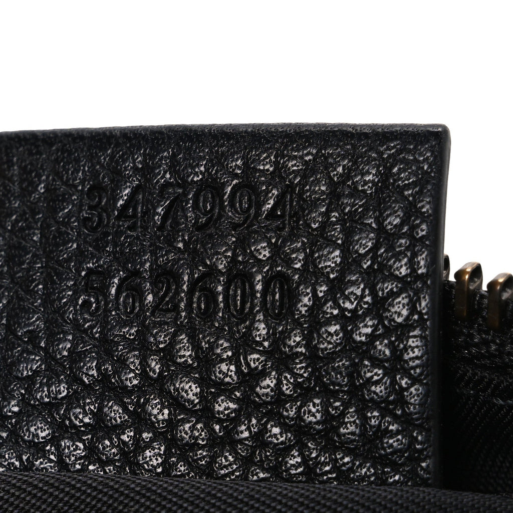 Gucci Pebbled Calfskin Mini Soho Disco Bag Black