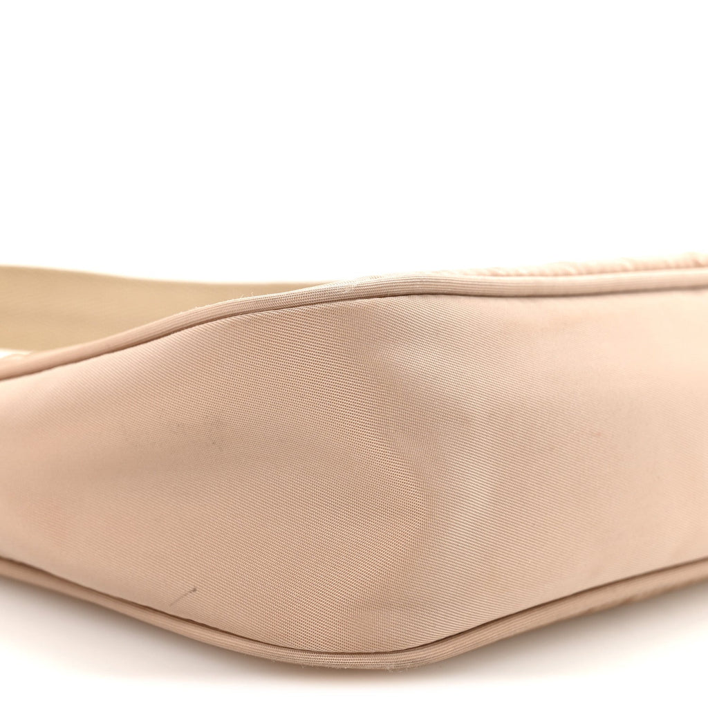 Prada Tessuto Nylon Mini Re-Edition 2000 Bag Cammeo