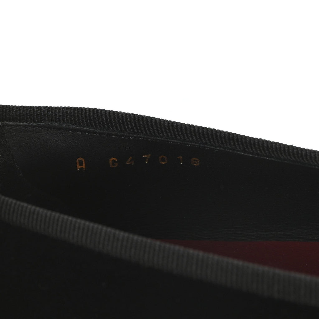 Chanel Suede Cap Toe CC Ballerina Flats 41 Black