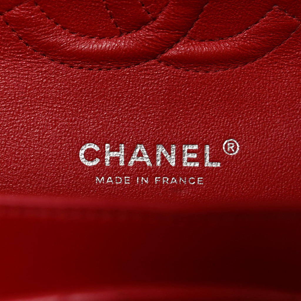 Chanel Lambskin Quilted Medium Double Flap Red
