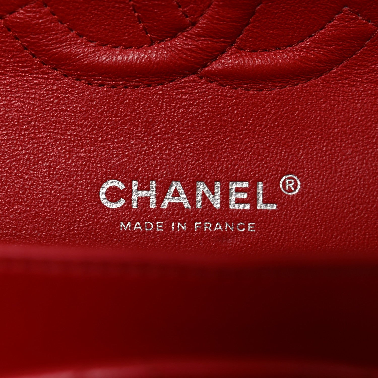 Chanel Lambskin Quilted Medium Double Flap Red