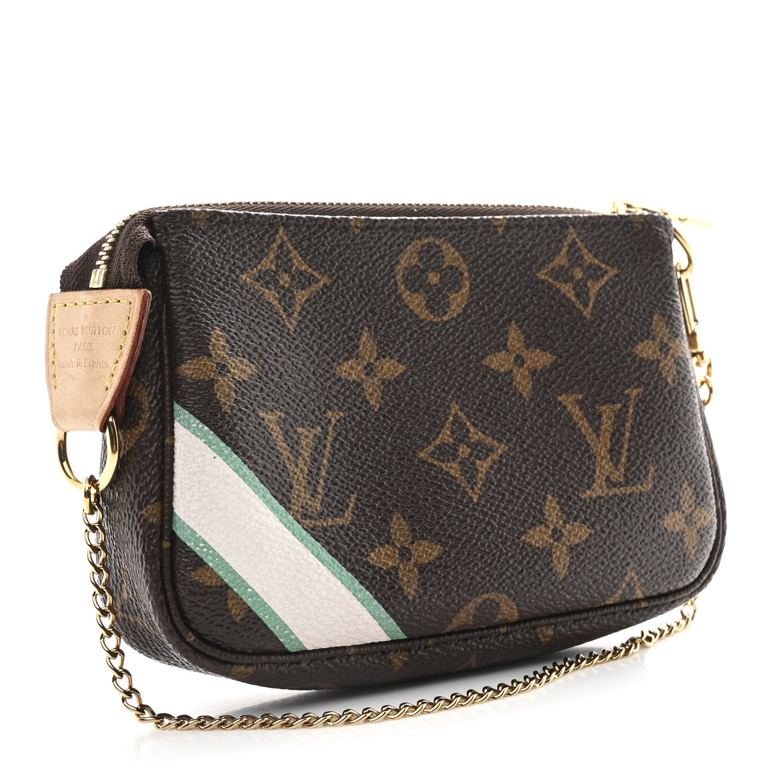 Louis Vuitton Monogram My LV Heritage Mini Pochette Accessories Ivory Vert Clair