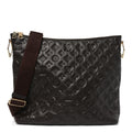 Louis Vuitton Calfskin Embossed Monogram Coussin Hobo MM Chocolate