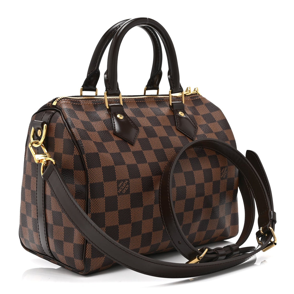 Louis Vuitton Damier Ebene Speedy Bandouliere 25