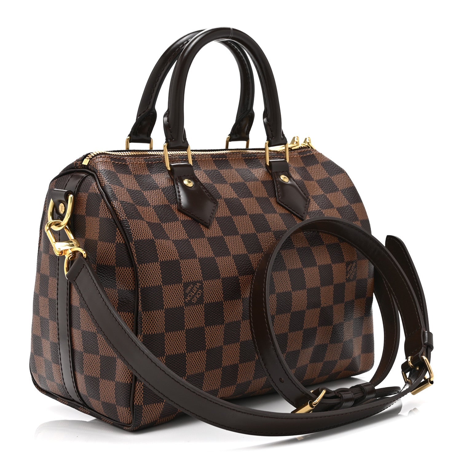 Louis Vuitton Damier Ebene Speedy Bandouliere 25
