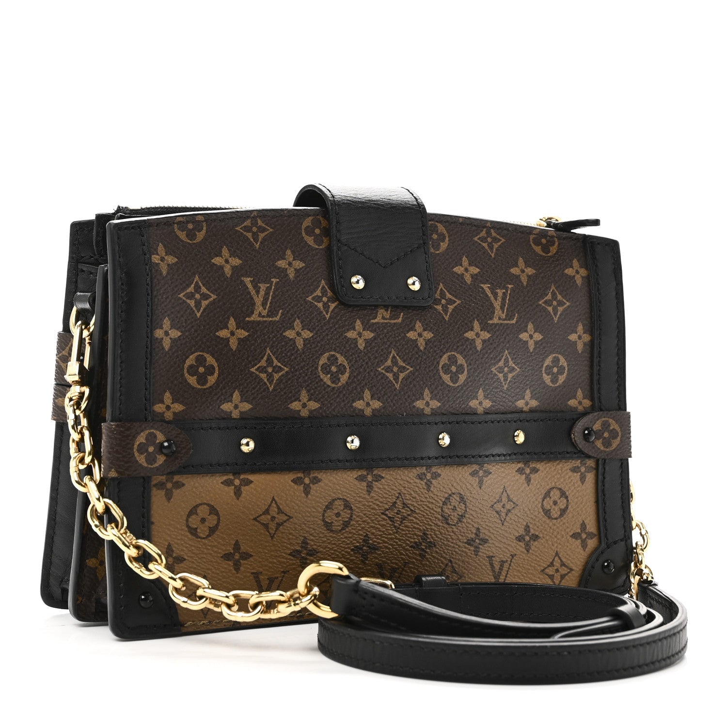 Louis Vuitton Reverse Monogram Trunk Clutch