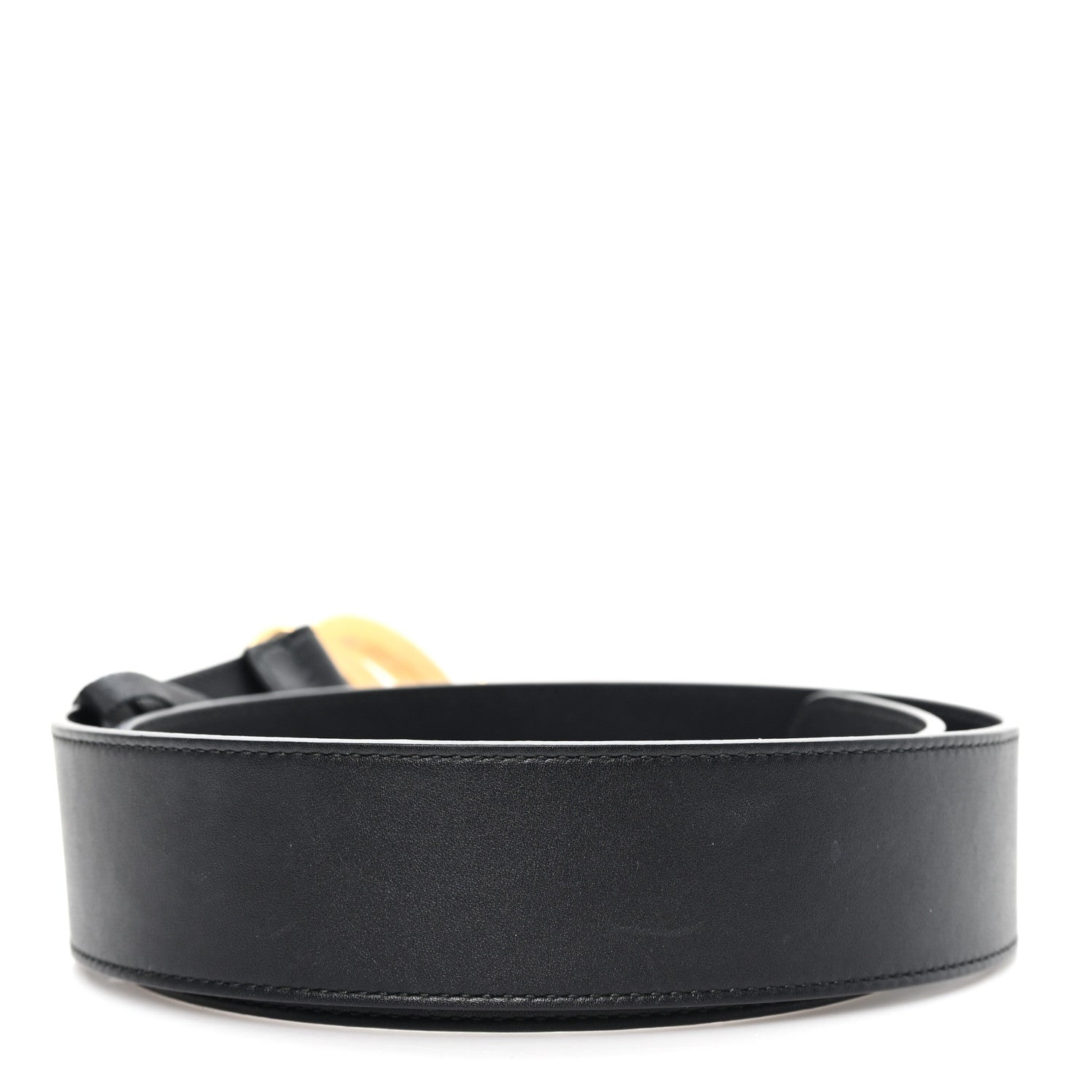 Gucci Calfskin Double G 40mm Belt 80 32 Black