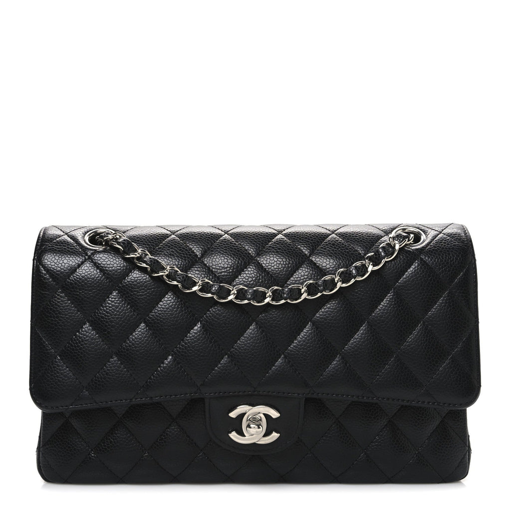 Chanel Caviar Quilted Medium Double Flap Black