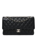 Chanel Caviar Quilted Medium Double Flap Black