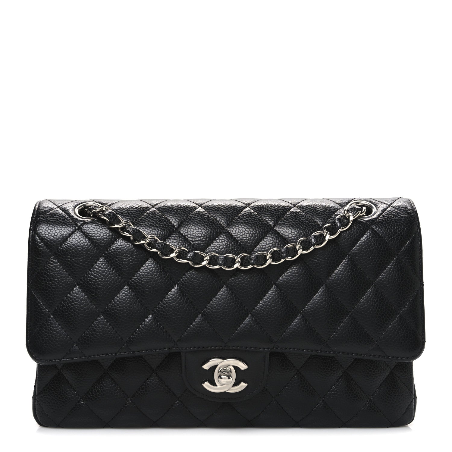 Chanel Caviar Quilted Medium Double Flap Black