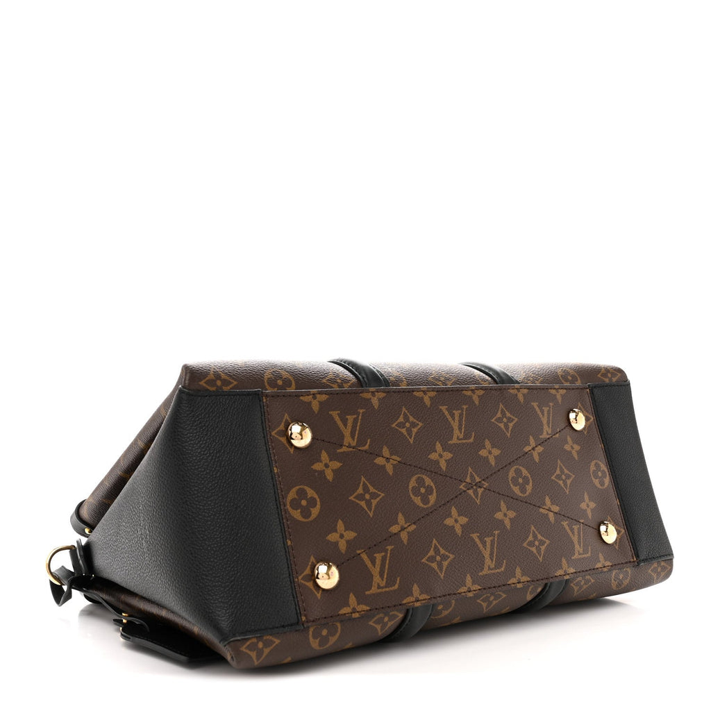 Louis Vuitton Monogram Soufflot MM Black