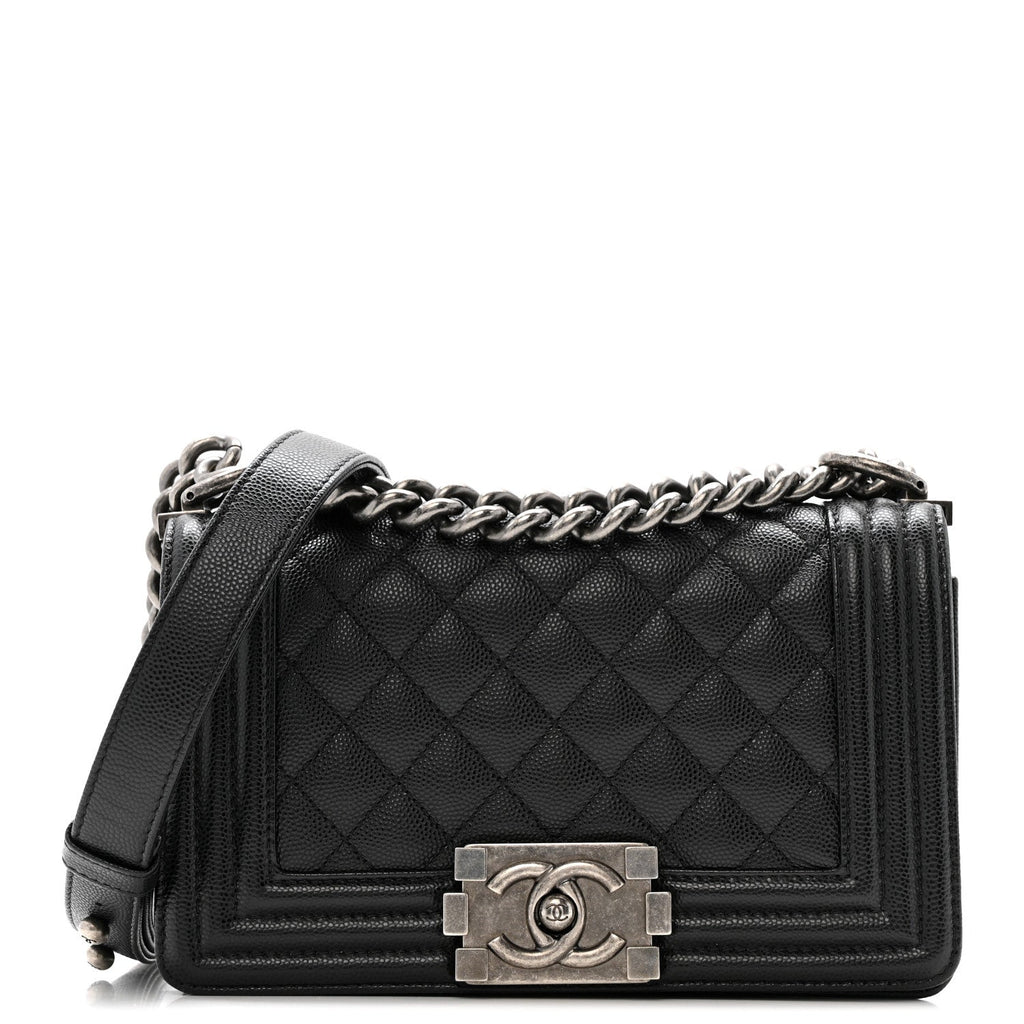 Chanel Caviar Quilted Small Boy Flap Black