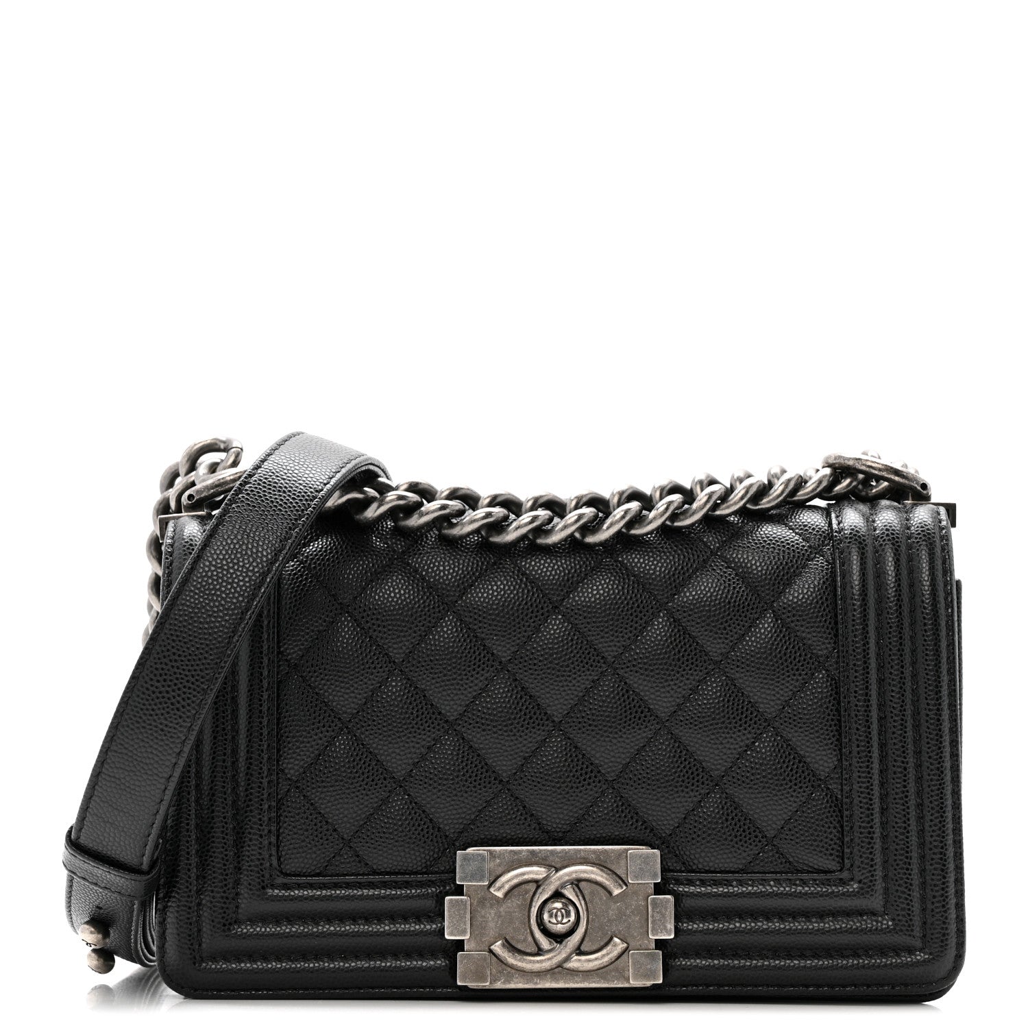 Chanel Caviar Quilted Small Boy Flap Black