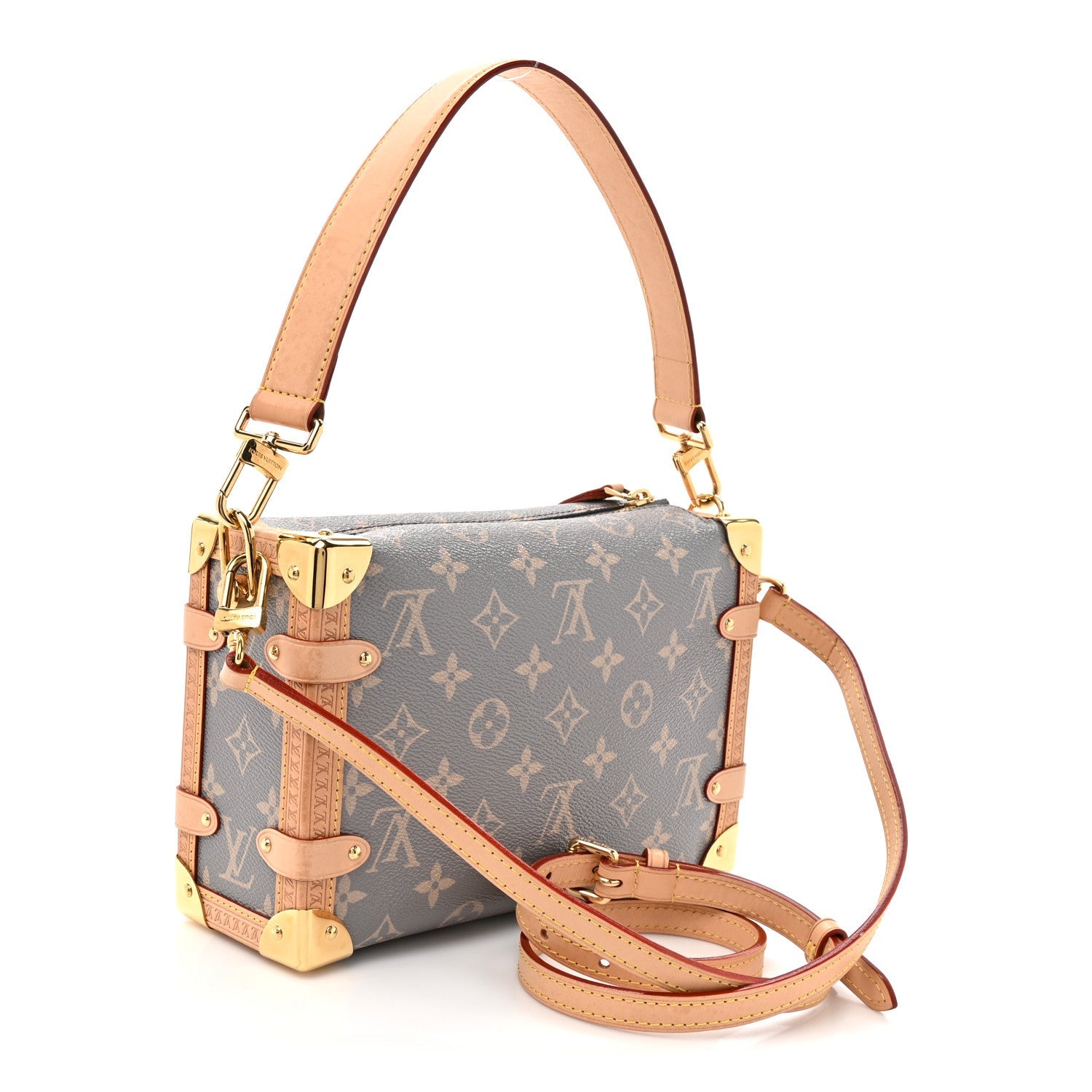 Louis Vuitton Monogram Side Trunk MM Trianon Gray