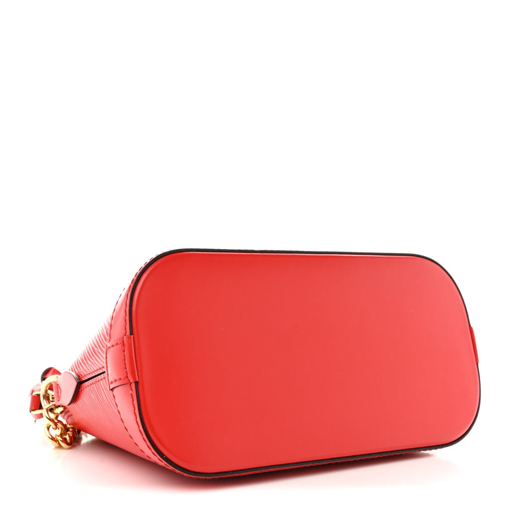 Louis Vuitton Epi Alma Mini Coquelicot