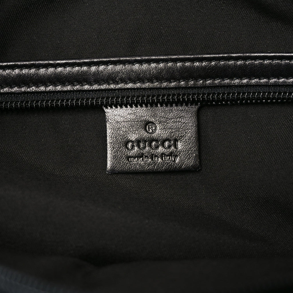 Gucci Monogram Large Punch Tote Black