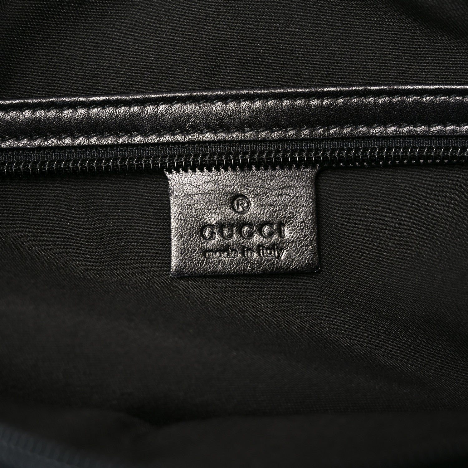 Gucci Monogram Large Punch Tote Black
