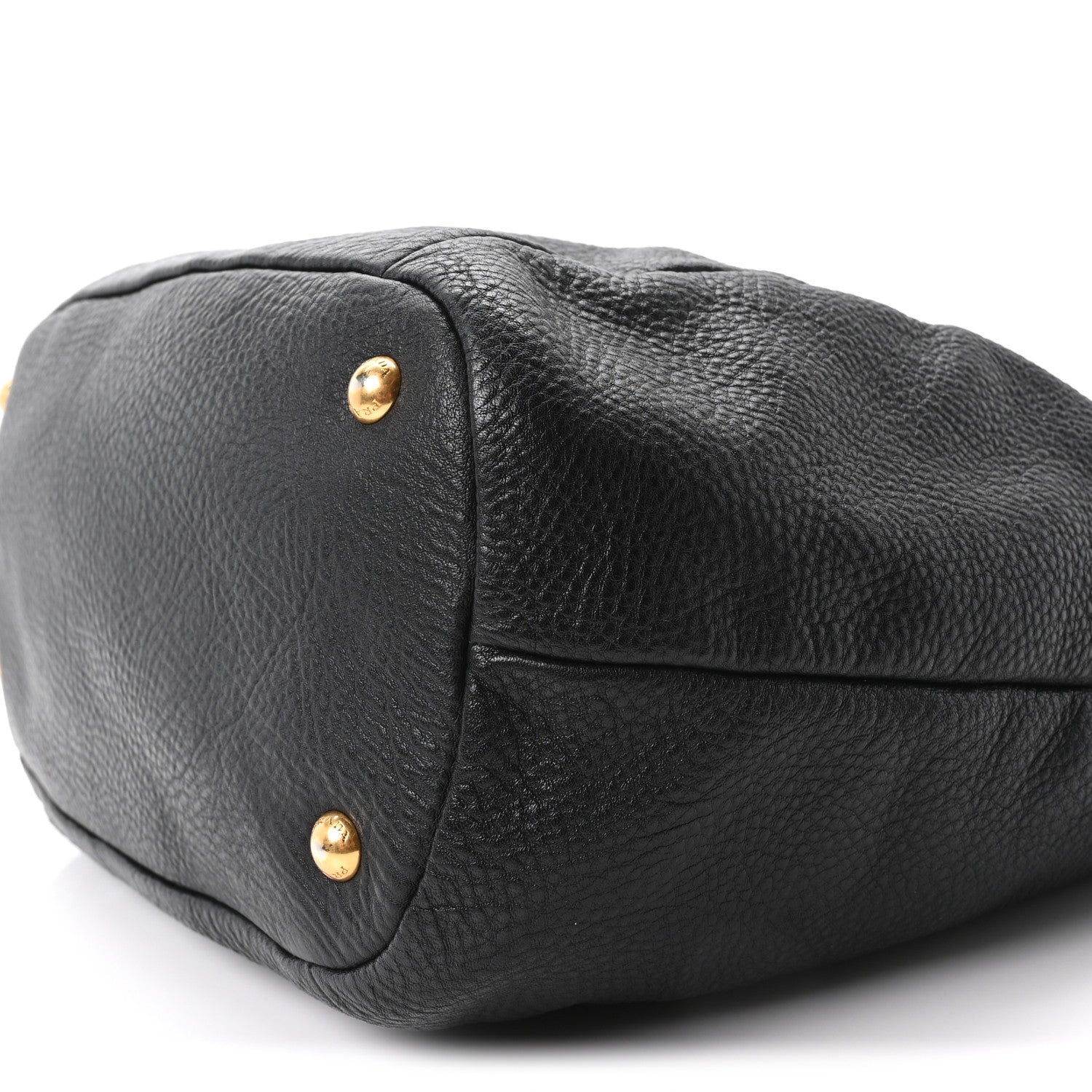 Prada Vitello Daino Shopping Tote Black