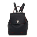 Louis Vuitton Soft Calfskin Lockme Backpack Marine Rouge