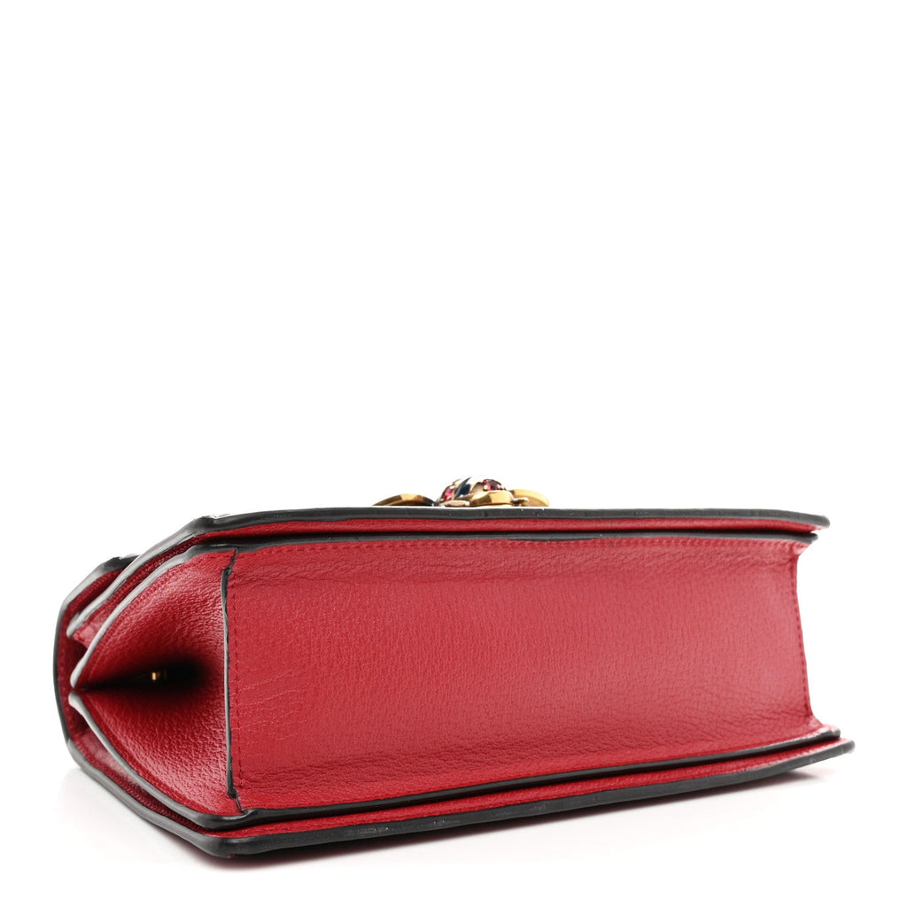 Gucci GG Supreme Monogram Small Queen Margaret Top Handle Bag Red