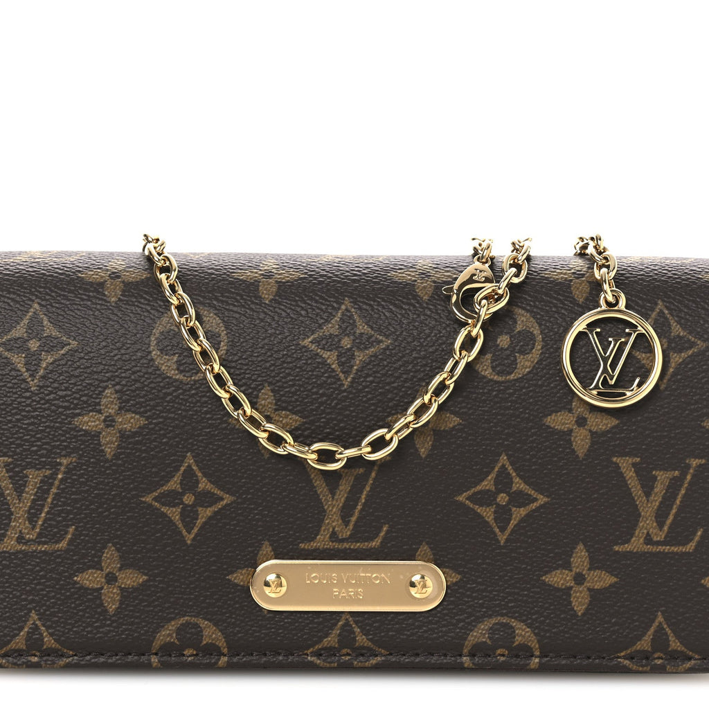 Louis Vuitton Monogram Lily Wallet On Chain