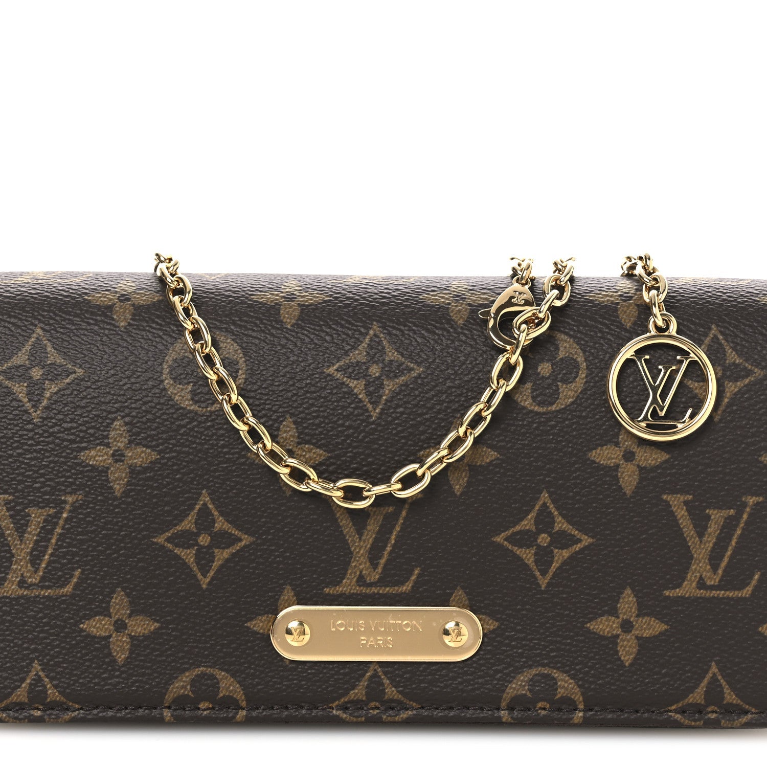 Louis Vuitton Monogram Lily Wallet On Chain