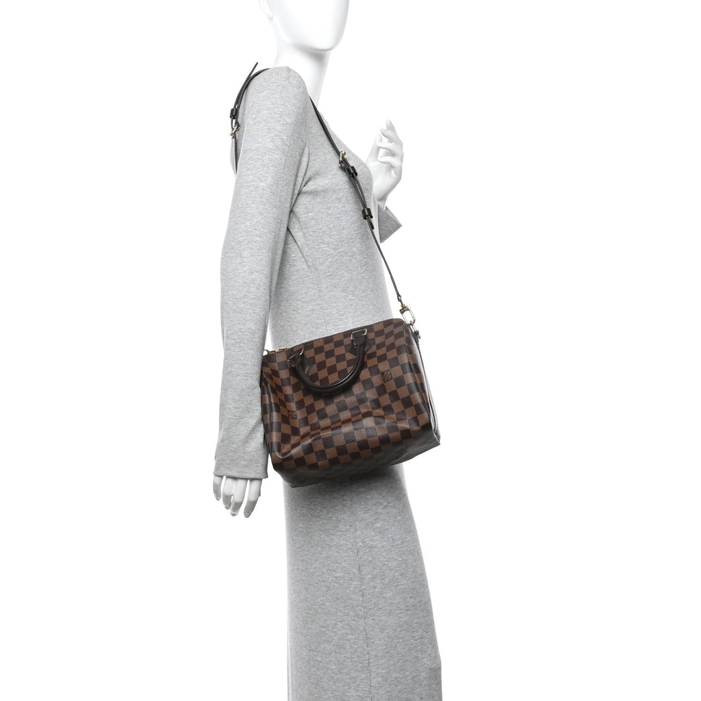 Louis Vuitton Damier Ebene Speedy Bandouliere 25