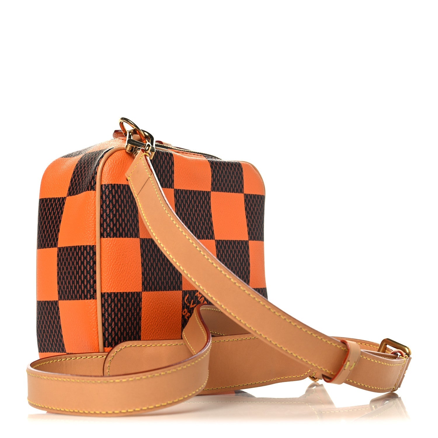 Louis Vuitton Damier Pop Chess Messenger Orange