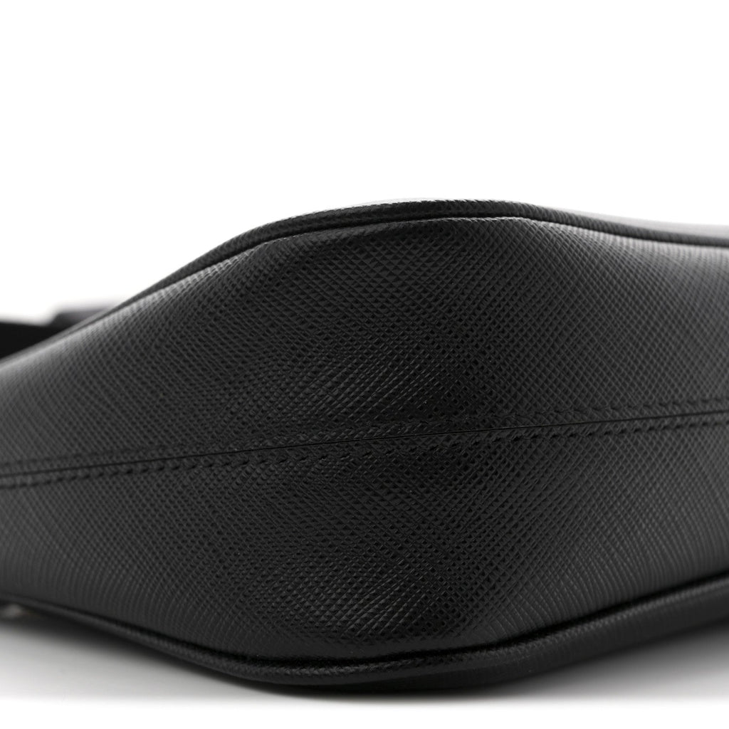 Prada Saffiano Lux Re-Edition 2005 Shoulder Bag Black