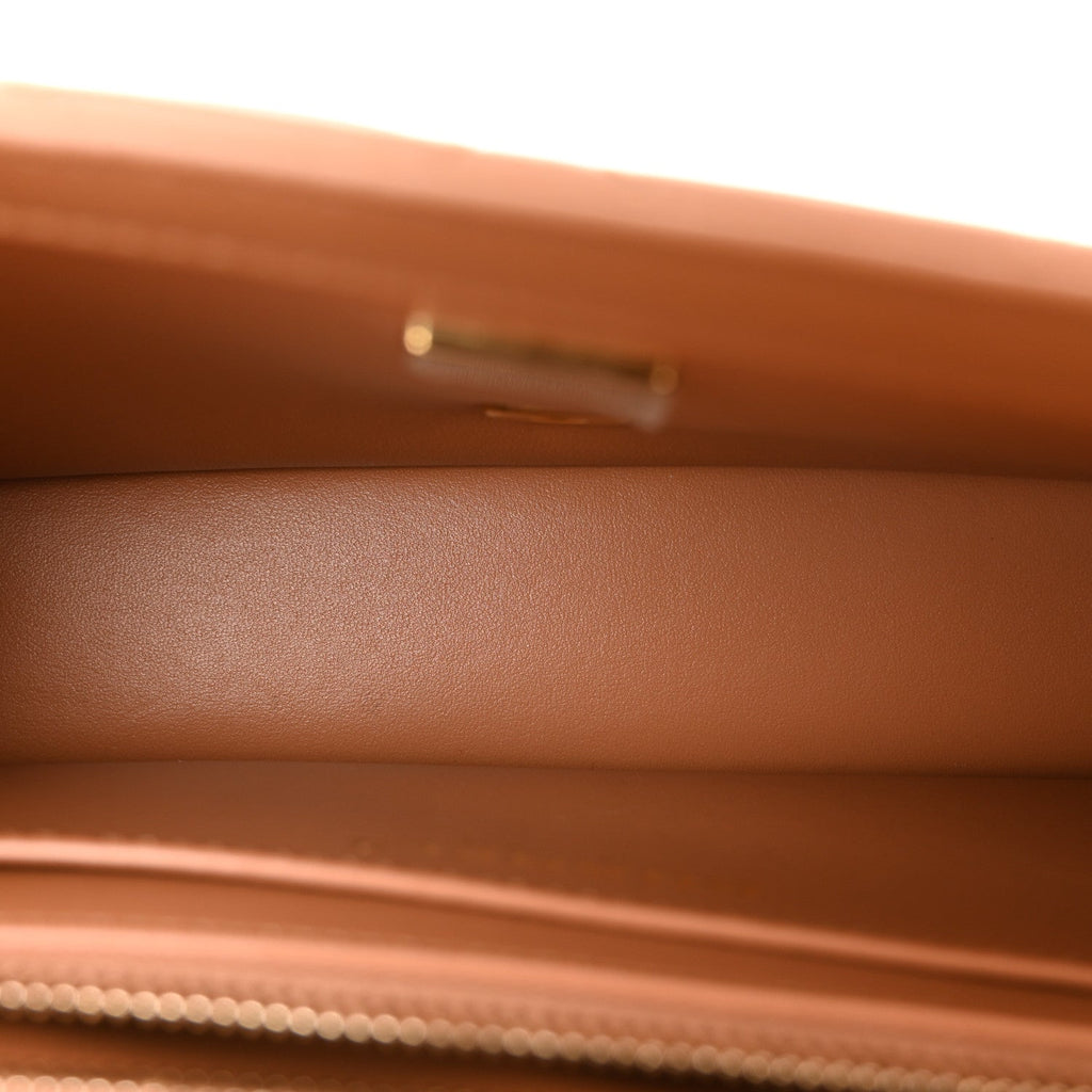 Chanel Lambskin Quilted Small CC Crush Flap Brown