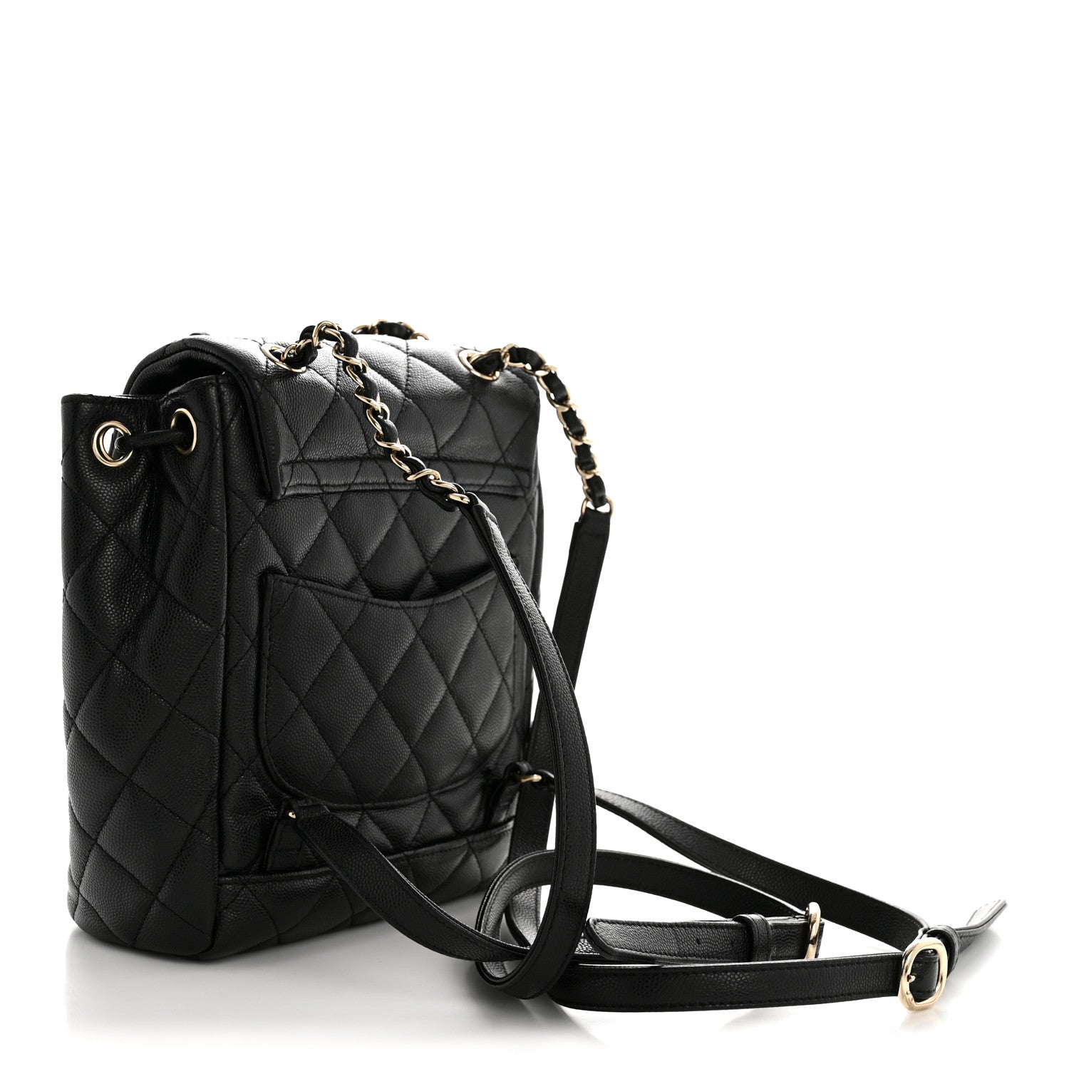 Chanel Caviar Quilted Mini Urban Spirit Backpack Black