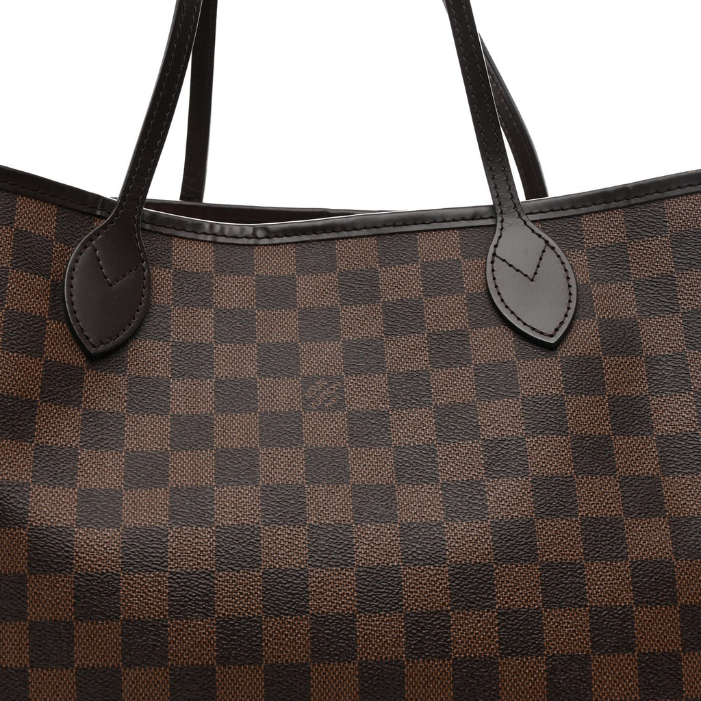 Louis Vuitton Damier Ebene Neo Neverfull MM Rose Ballerine