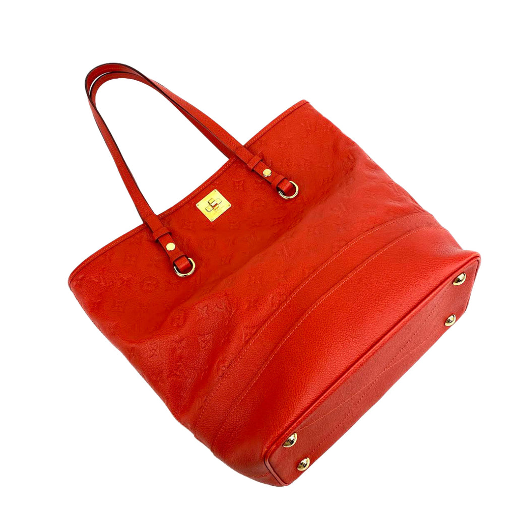 LOUIS VUITTON  Citadine Tote PM- Empriente Red w/Pouch