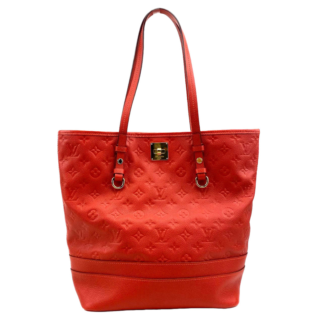 LOUIS VUITTON  Citadine Tote PM- Empriente Red w/Pouch