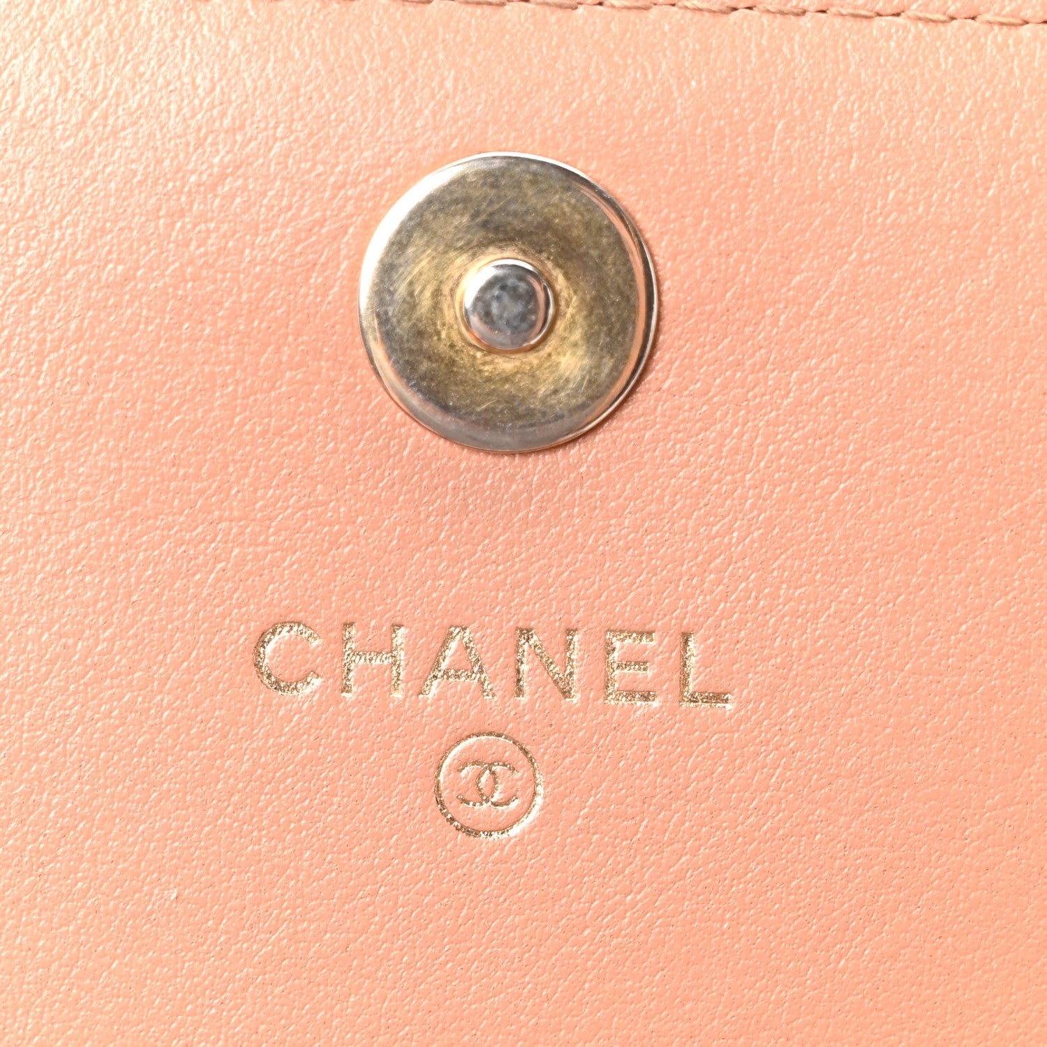 Chanel Calfskin Quilted Boy Square Wallet on Chain WOC Brown