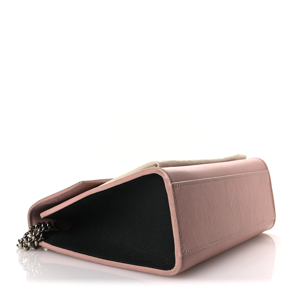 Louis Vuitton Soft Calfskin My Lockme Chain Bag BB Rose Boudoir Creme