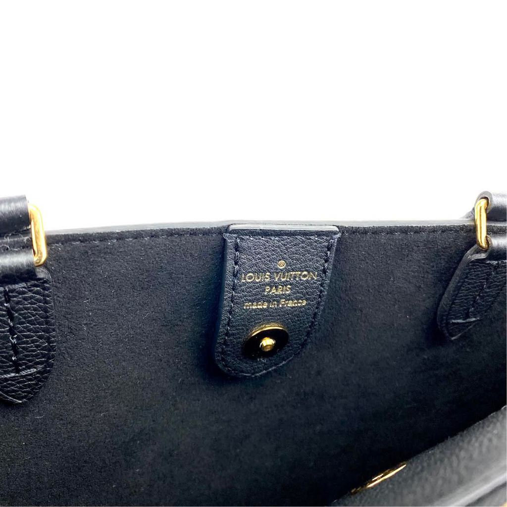 LOUIS VUITTON LockMeTo Tote 2 Way Black