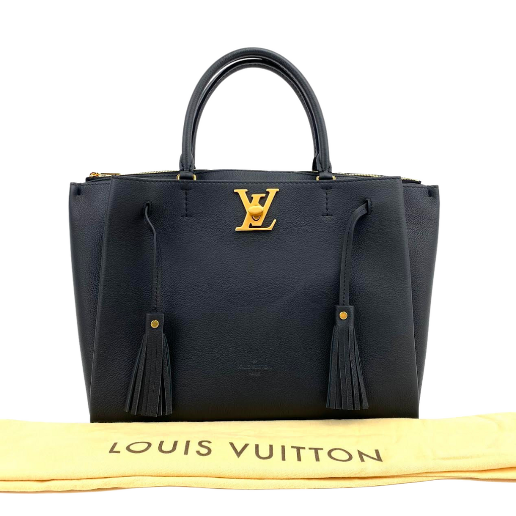 LOUIS VUITTON LockMeTo Tote 2 Way Black