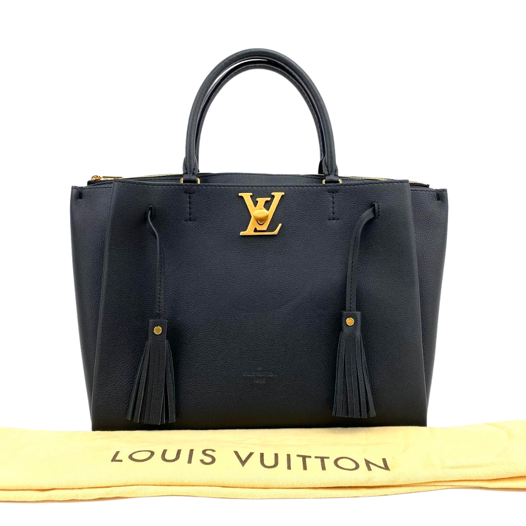 LOUIS VUITTON LockMeTo Tote 2 Way Black